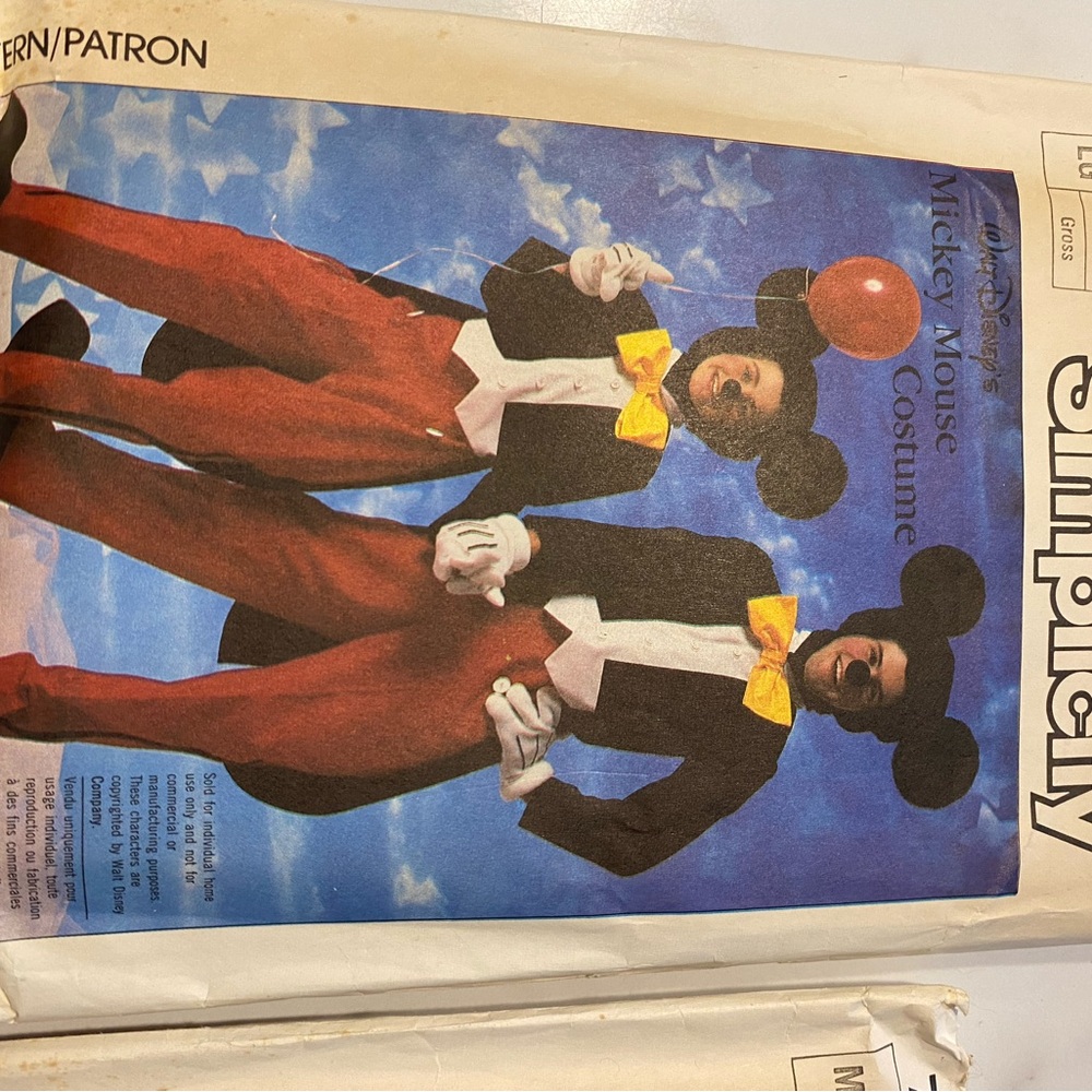 Simplicity Black and Red Halloween Costumes